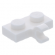 LEGO lapos elem 1x2 fogóval, fehér (11476)